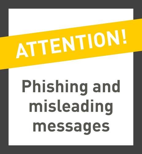 Phishing emails targeting Safety&Health@Work exhibitors